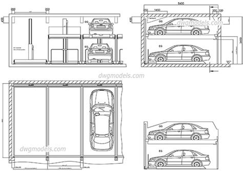 bus parking cad block|Parking dwg models, free download.